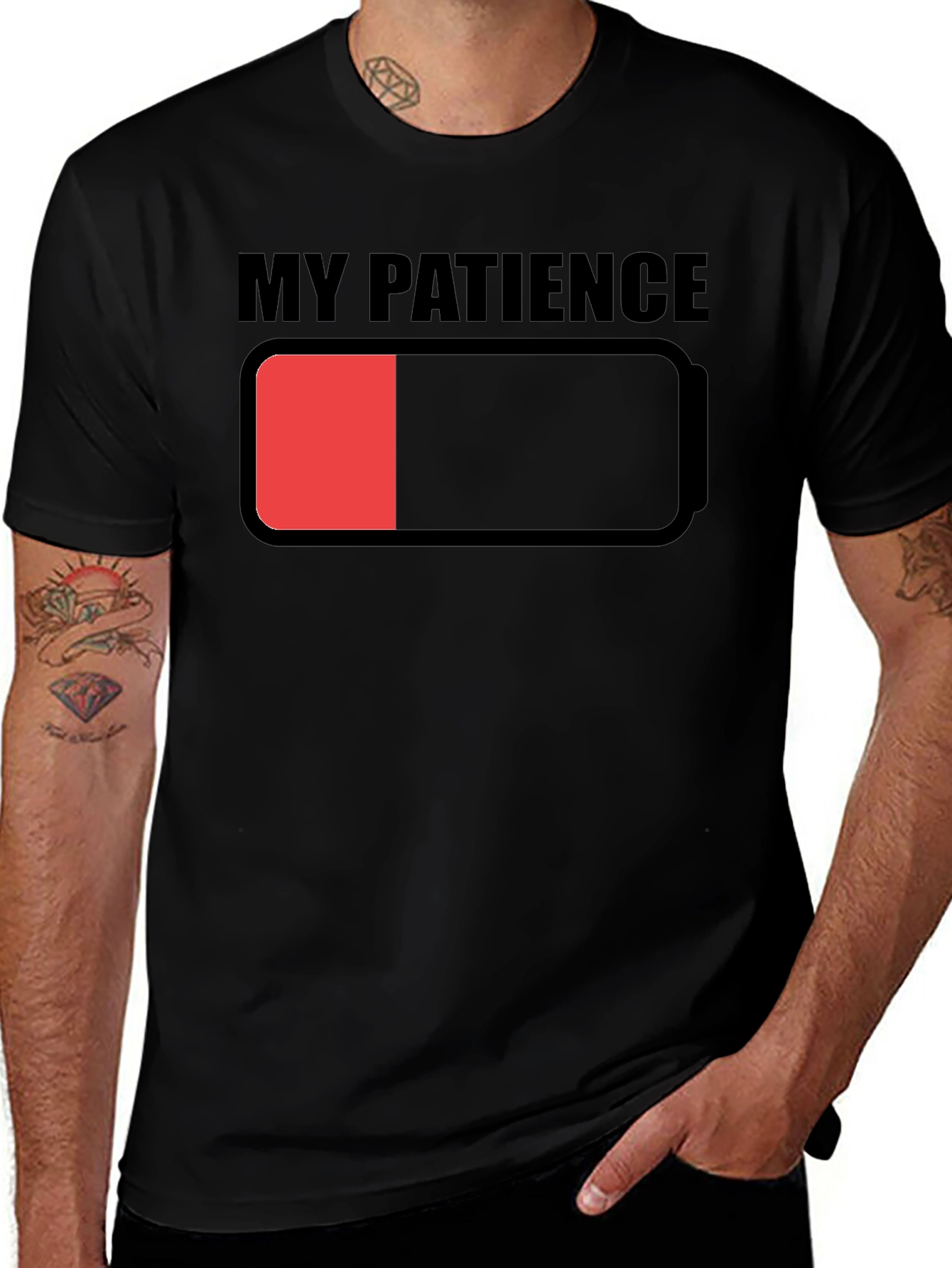 My Patience is Low T-Shirt - Funny Graphic Tee