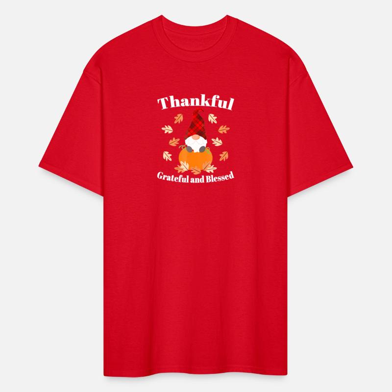 Thanksgiving Gnome Red Plaid Pattern Pumpkin