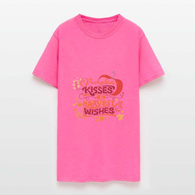 Thanksgiving Pumpkin Kisses Harvest Wishes