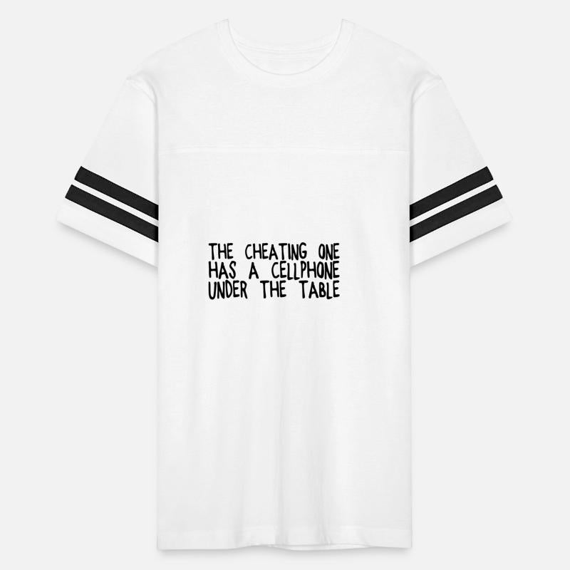 The Cheating One Has A Cellphone Under The Table