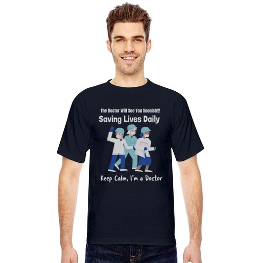 The Doctor will see you soon. Saving lives daily