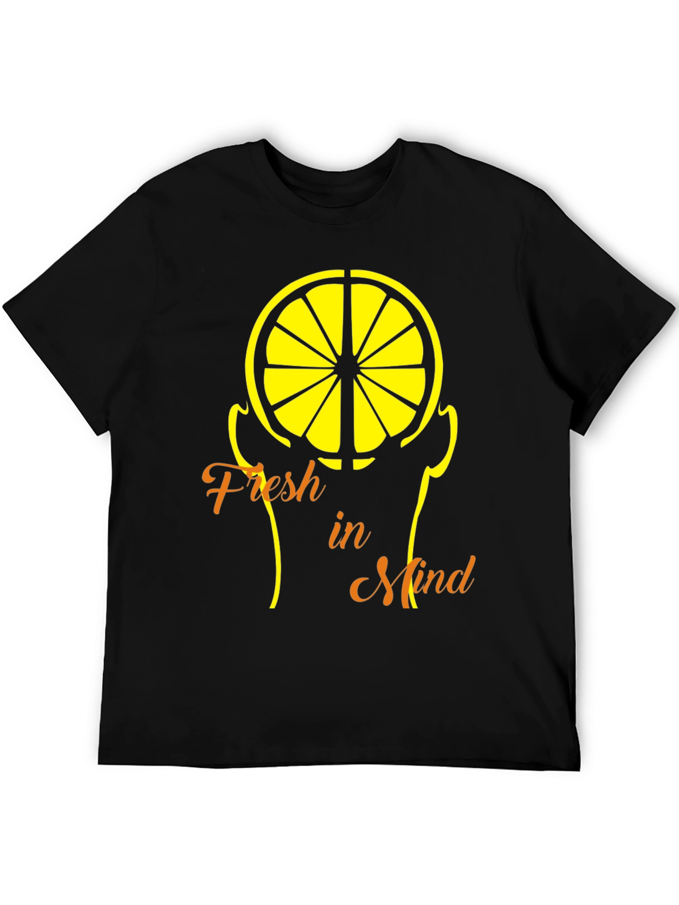 Fresh Mind Lemon Graphic Tee - Cool Summer Style