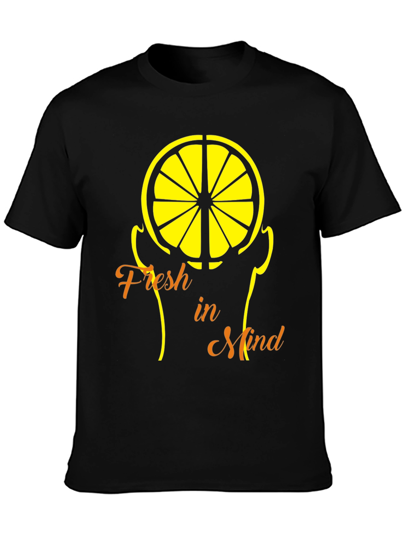 Fresh Mind Lemon Graphic Tee - Cool Summer Style