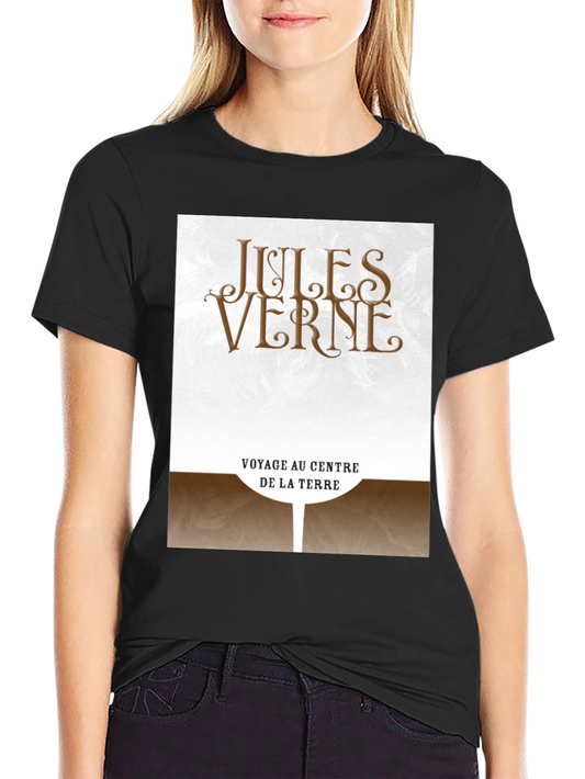 Jules Verne Voyage Au Centre De La Terre Graphic Tee