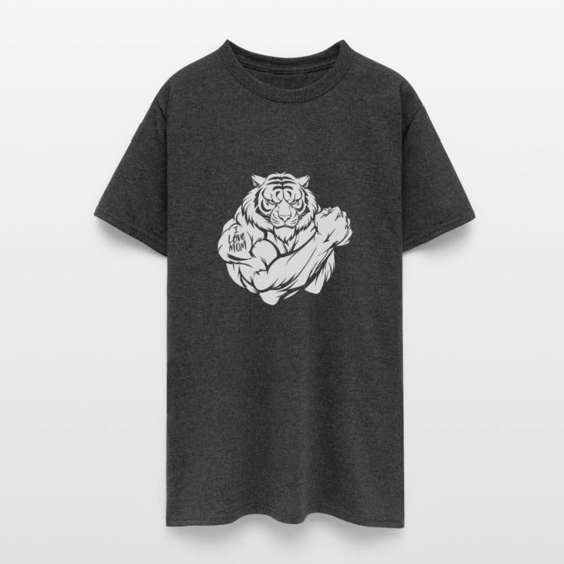 Tiger Biceps Tattoo I Love Mom