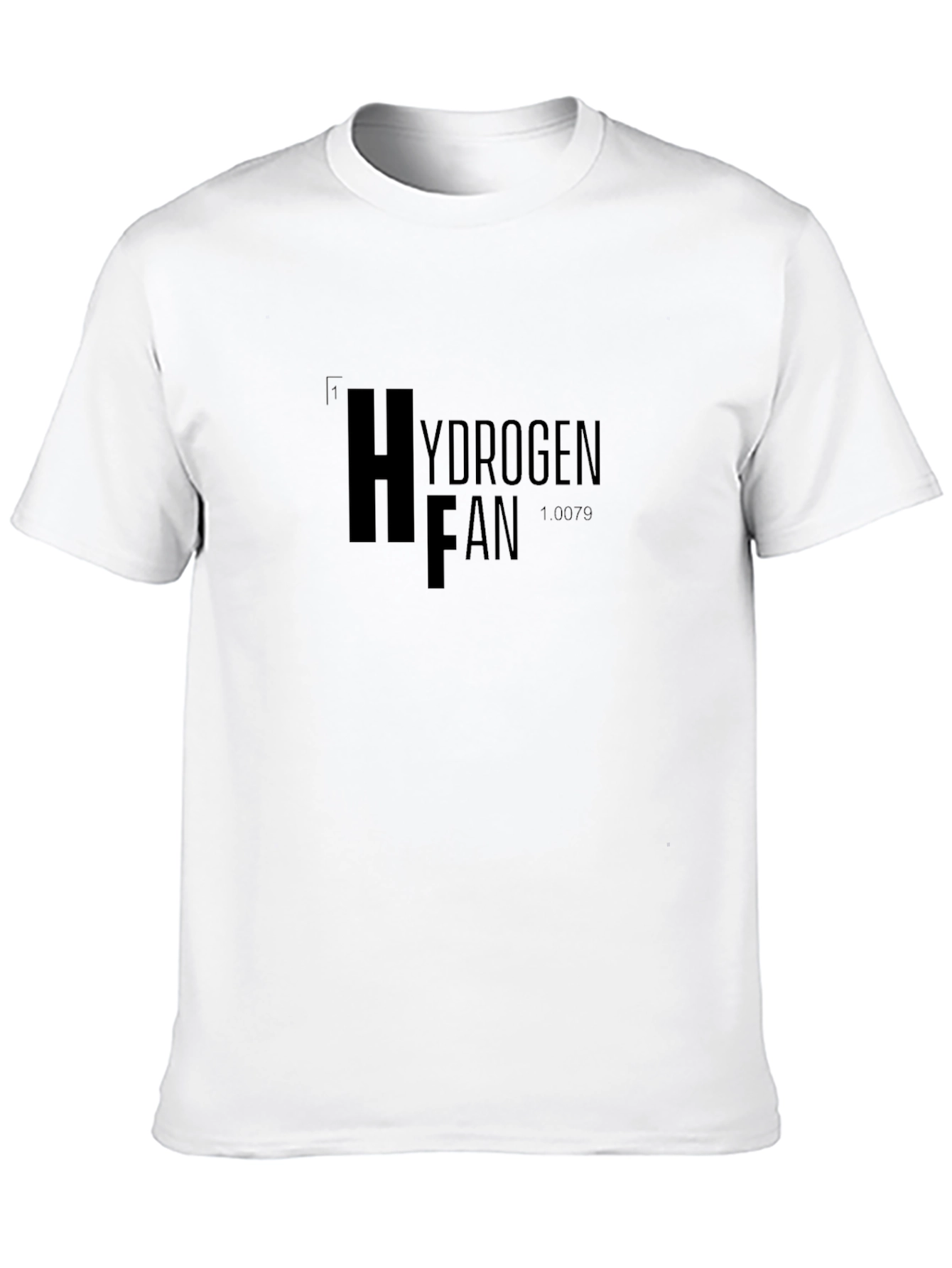 Hydrogen Fan Black T-Shirt
