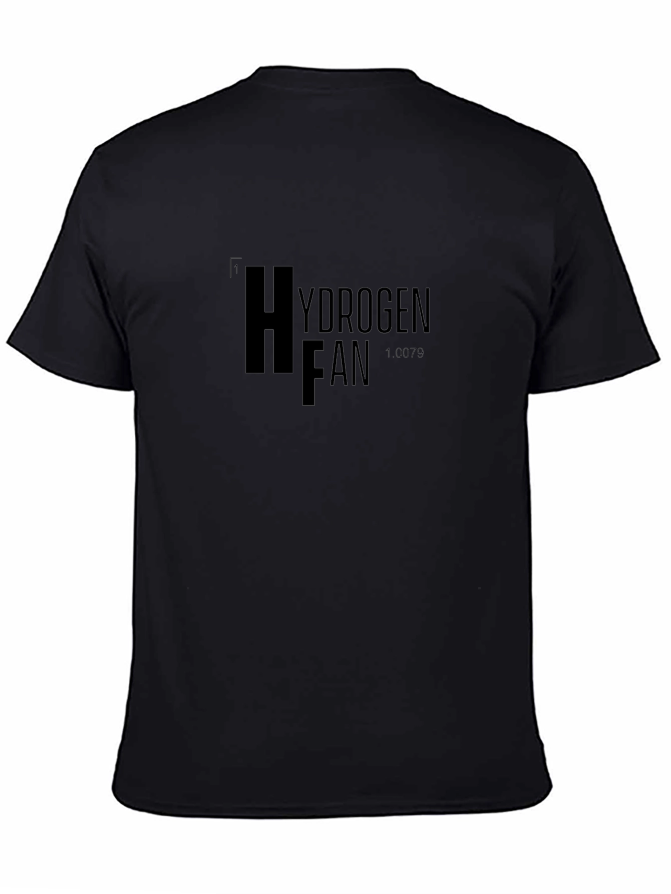 Hydrogen Fan Black T-Shirt