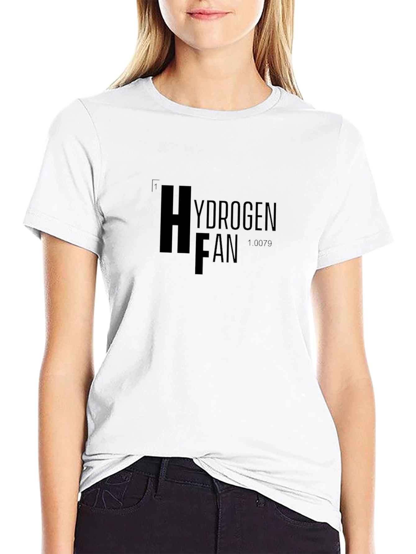Hydrogen Fan Black T-Shirt