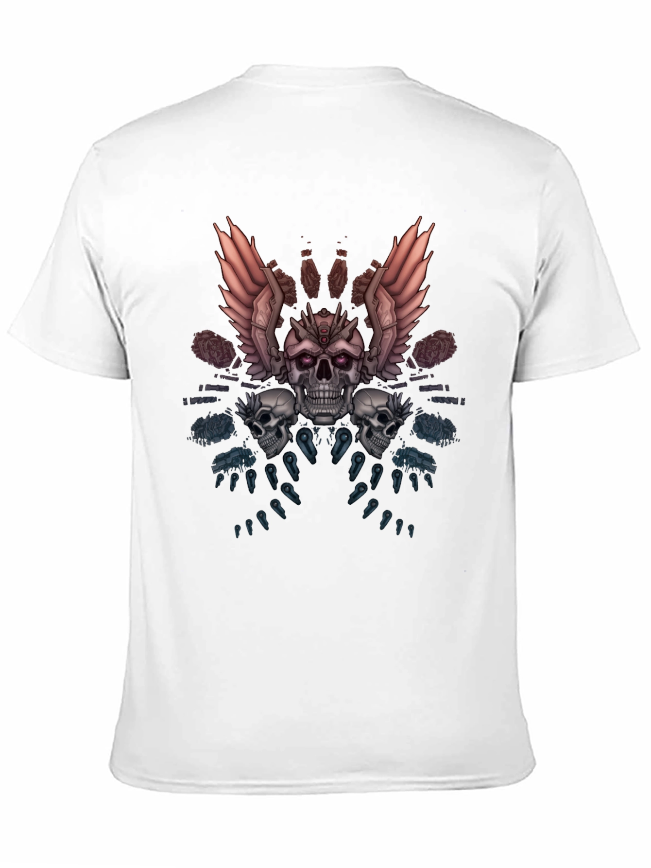 Skull & Wings Graphic Tee - Dark Fantasy Apparel
