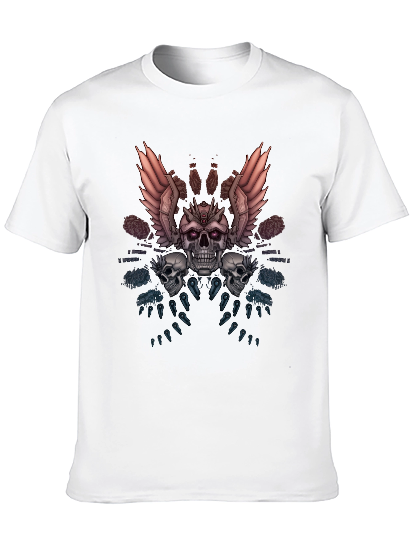 Skull & Wings Graphic Tee - Dark Fantasy Apparel
