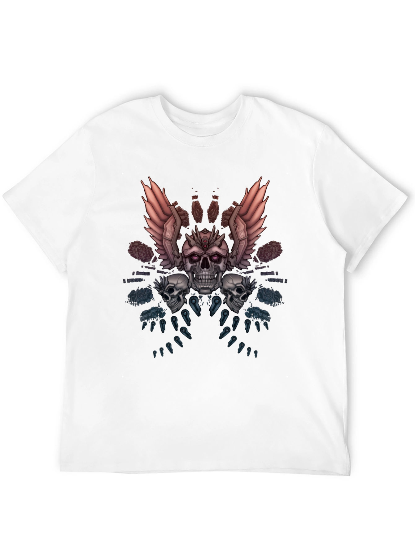 Skull & Wings Graphic Tee - Dark Fantasy Apparel