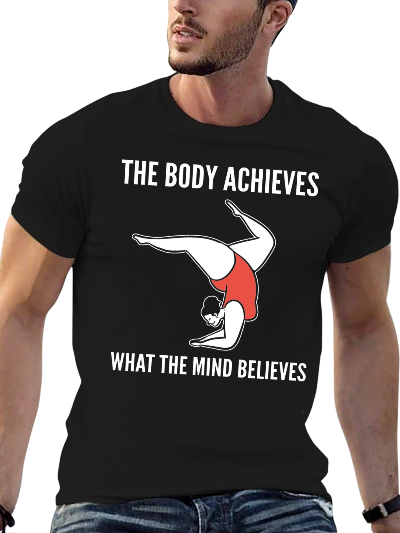 Body Achieves Mind Believes Graphic Tee