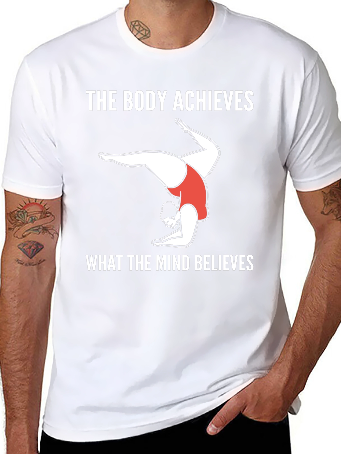 Body Achieves Mind Believes Graphic Tee