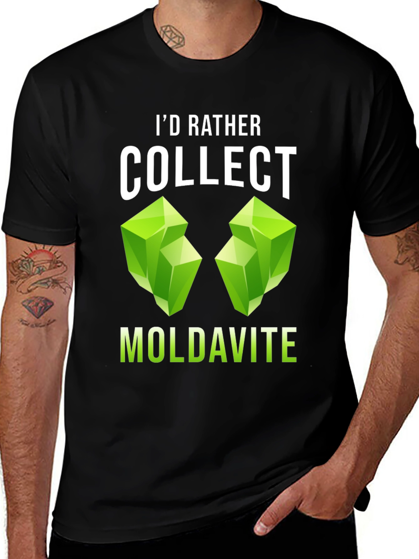 Collect Moldavite T-Shirt - Gemstone Lover Apparel