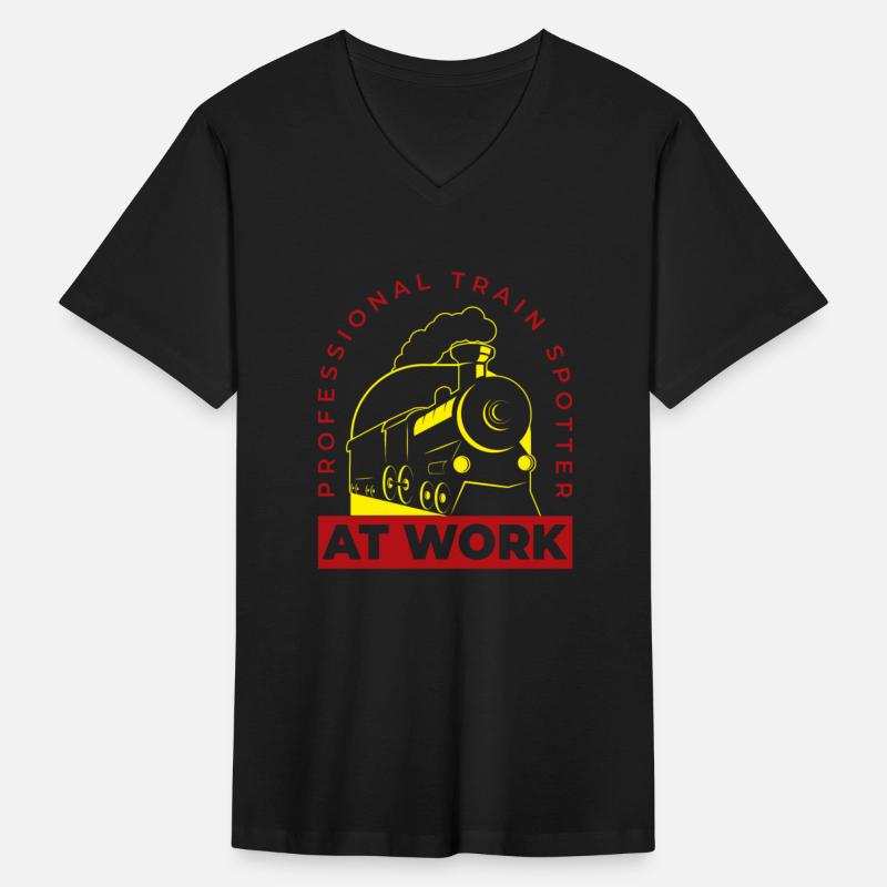 Trainspotter At Work Train Observation