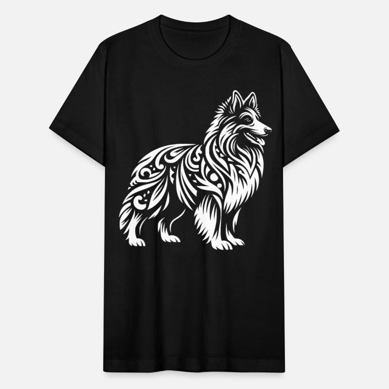 Tribal Belgian Sheepdog