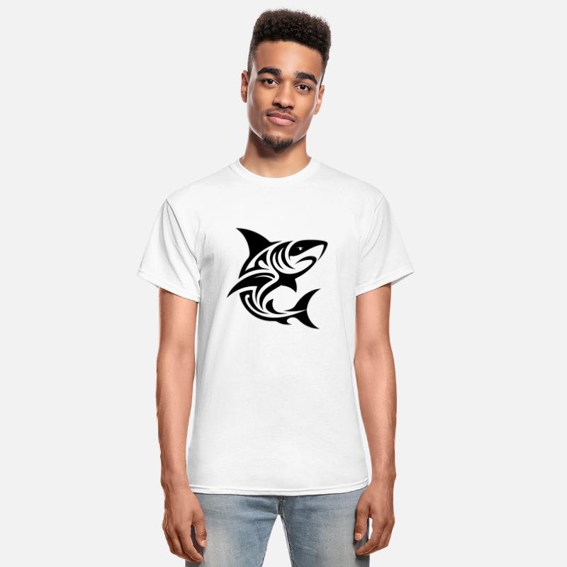 Tribal Tiger Shark Style Diver Fan Tattoo