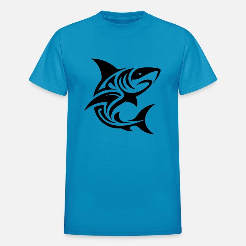 Tribal Tiger Shark Style Diver Fan Tattoo