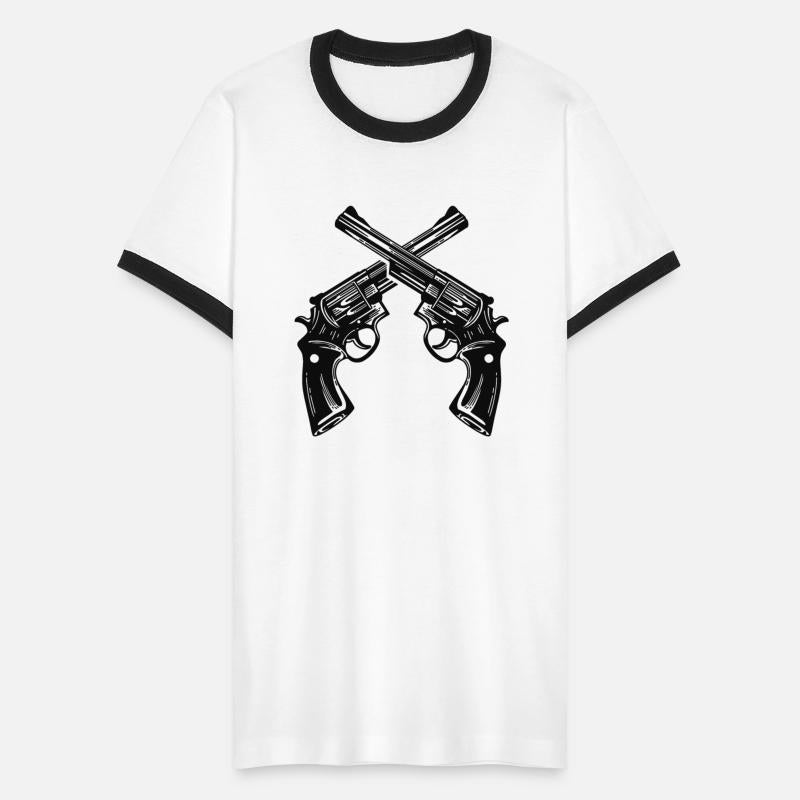 Two Crossed Revolver