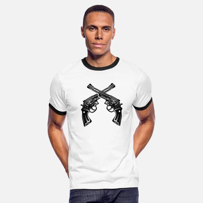 Two Crossed Revolver