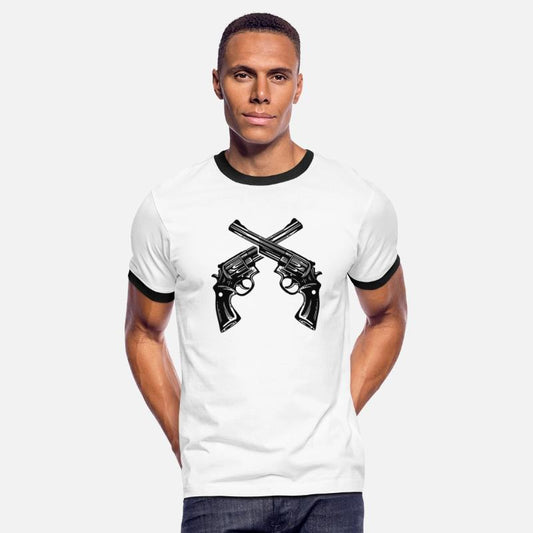 Two Crossed Revolver