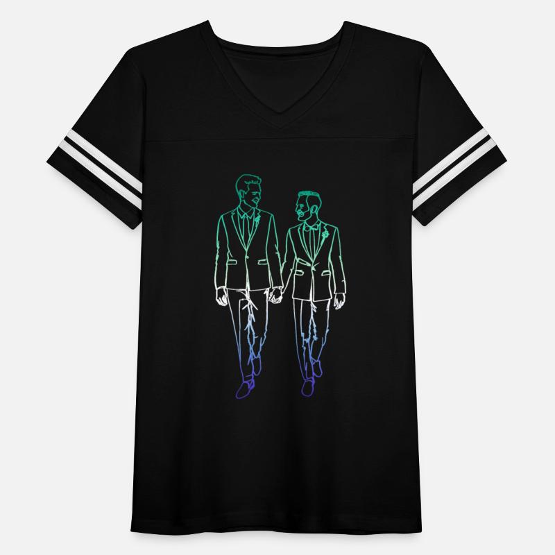 Two Grooms Oneline Art - Gay Bachelor Party Gay