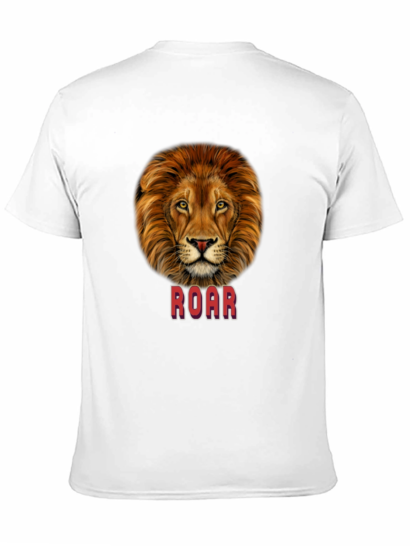 Lion Roar Graphic T-Shirt - Bold Animal Print Tee