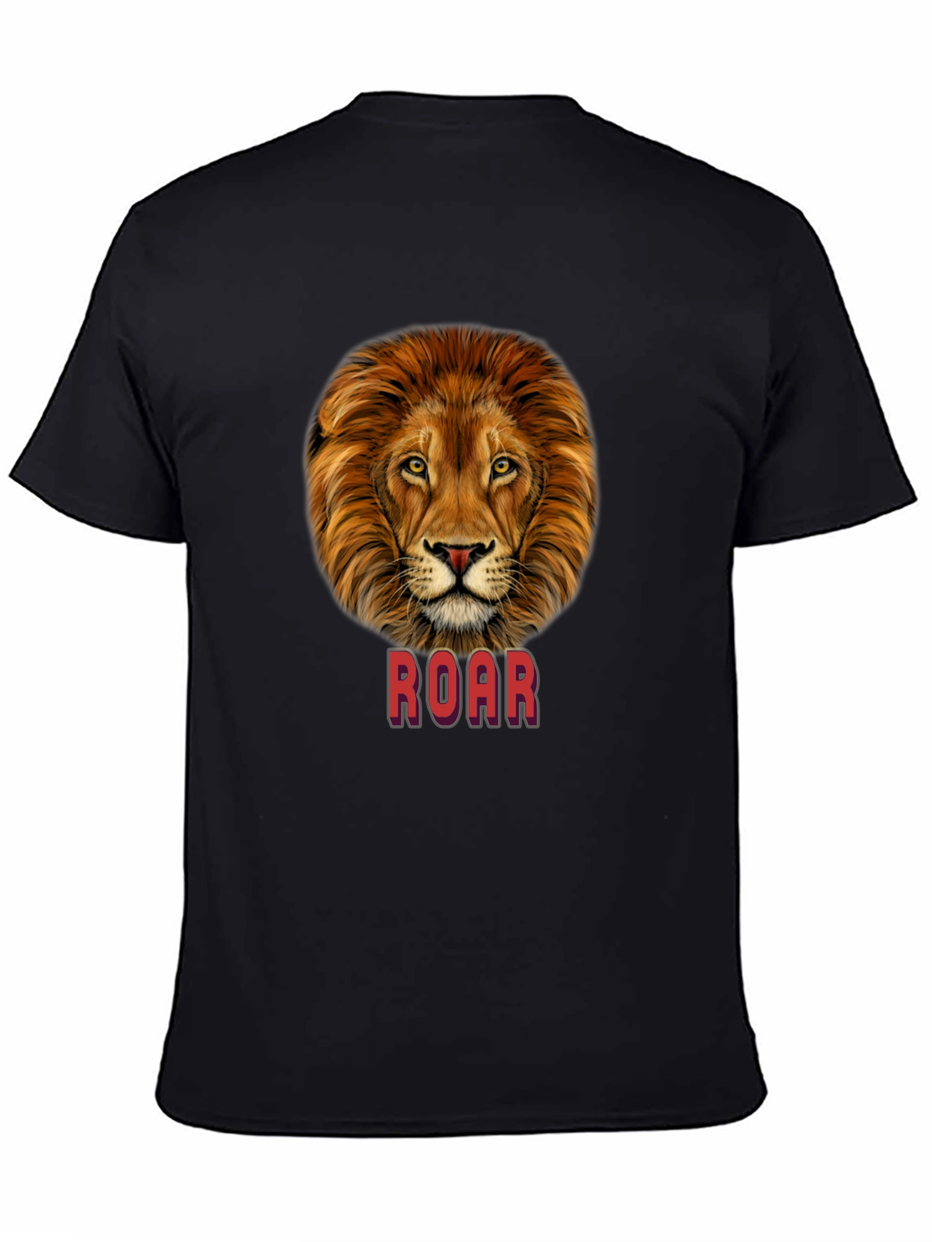 Lion Roar Graphic T-Shirt - Bold Animal Print Tee