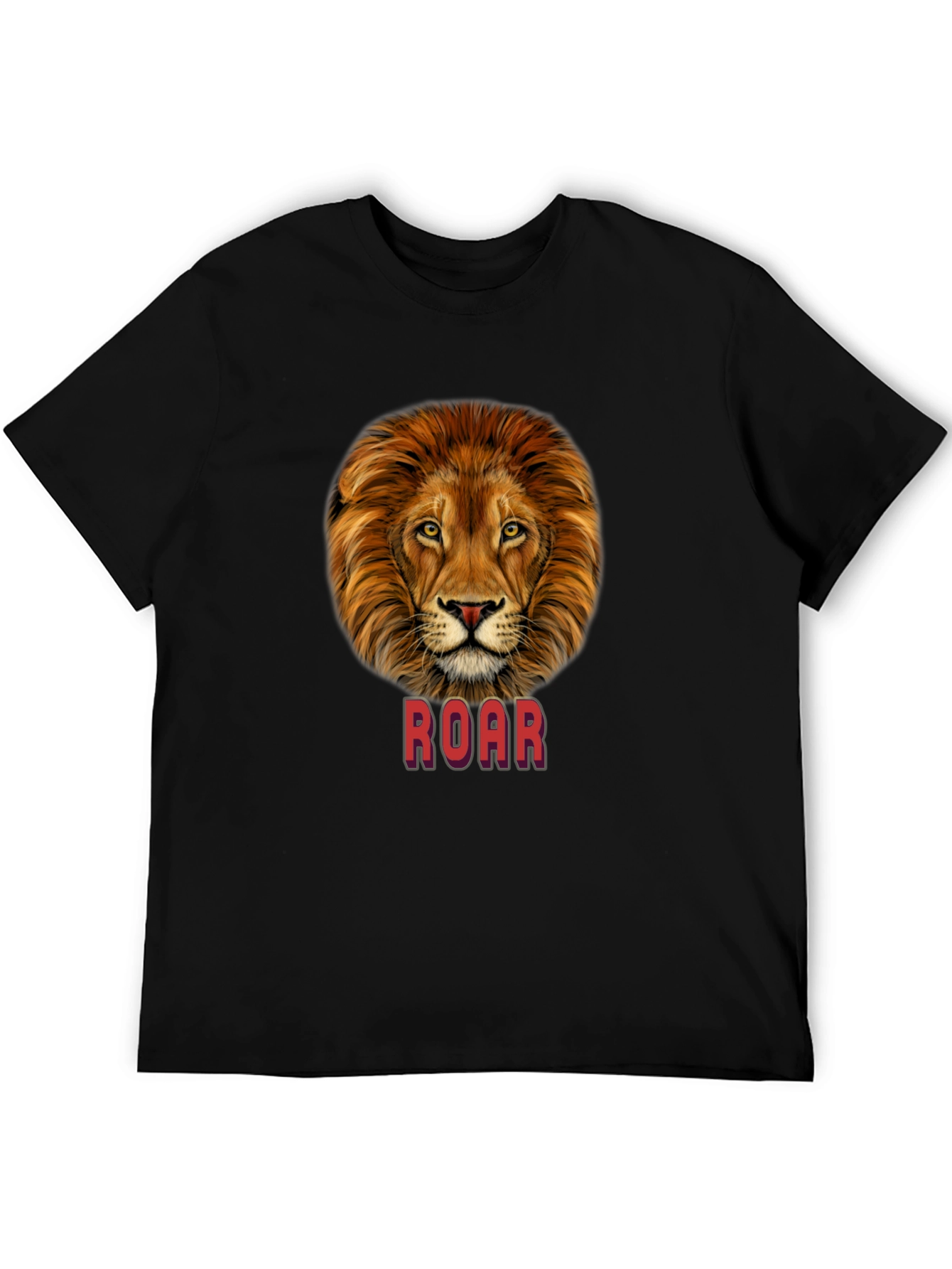 Lion Roar Graphic T-Shirt - Bold Animal Print Tee