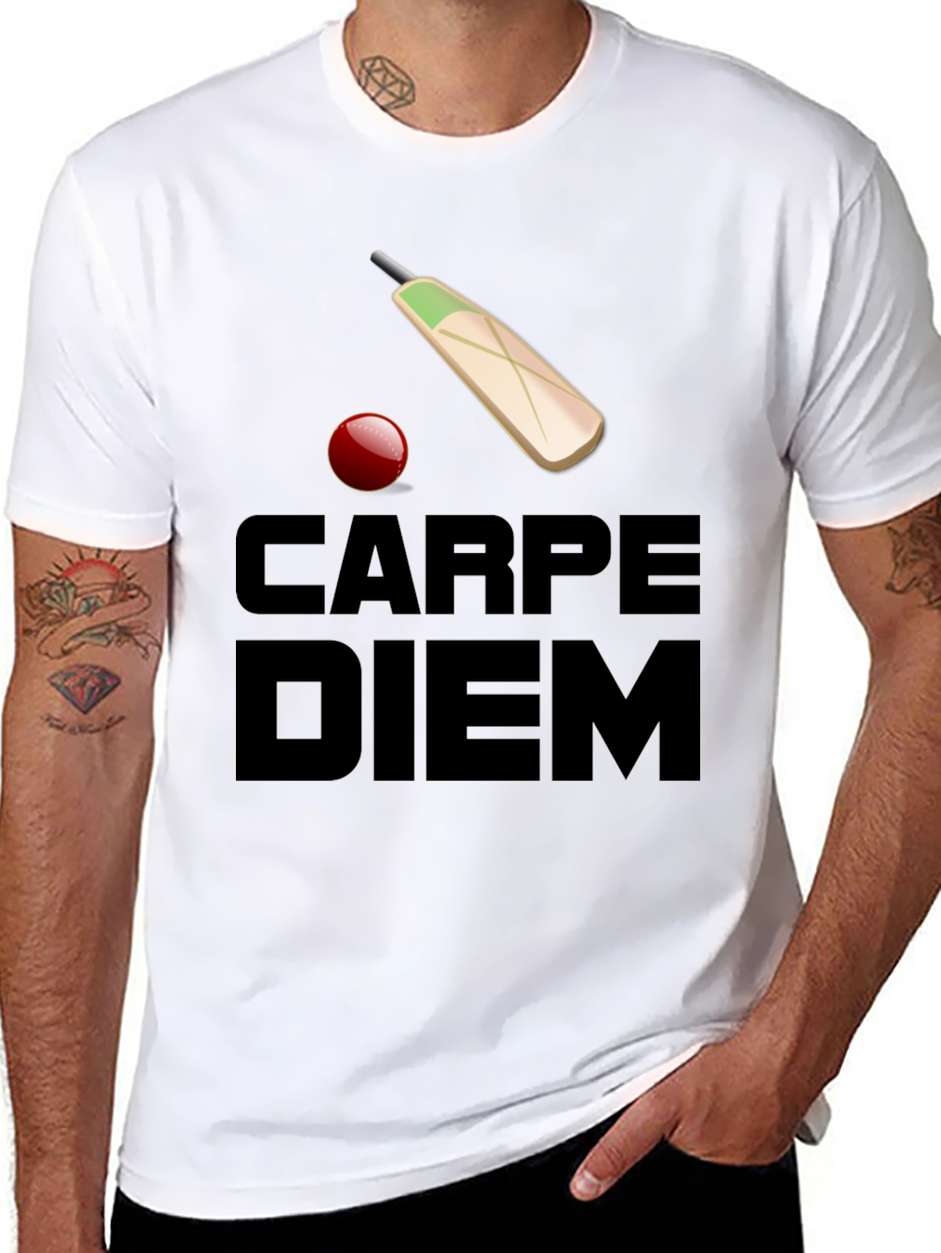 Carpe Diem Cricket T-Shirt