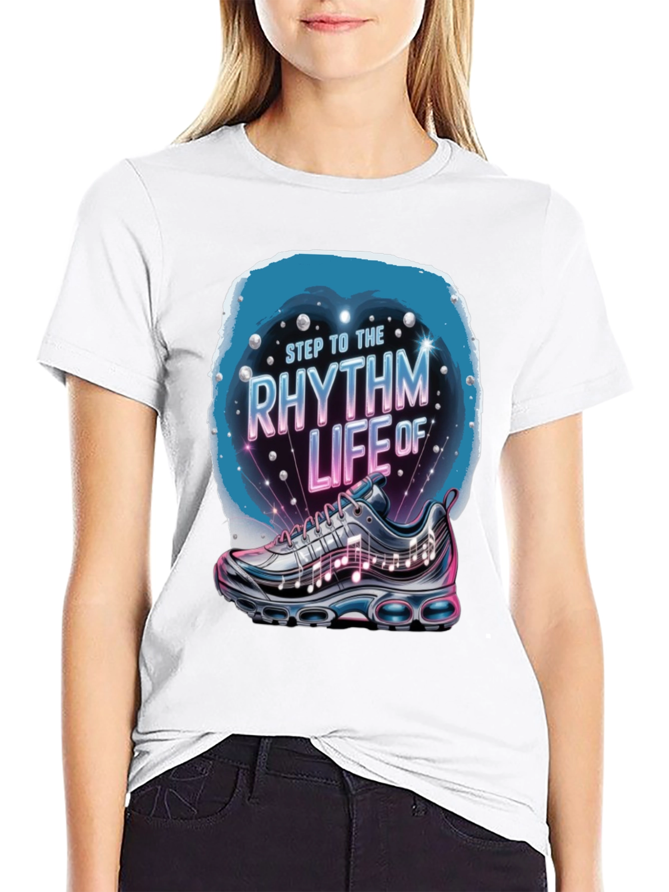 Rhythm of Life Sneaker Graphic Tee
