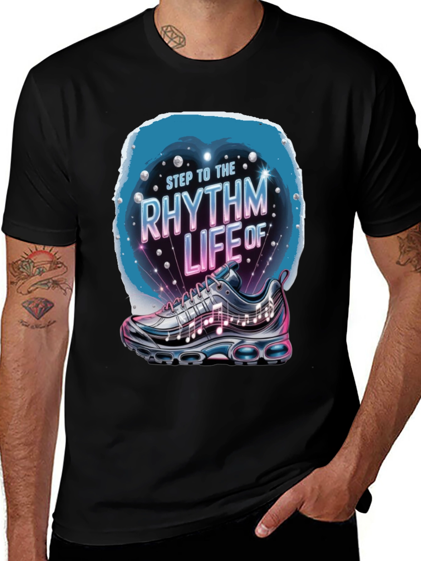 Rhythm of Life Sneaker Graphic Tee