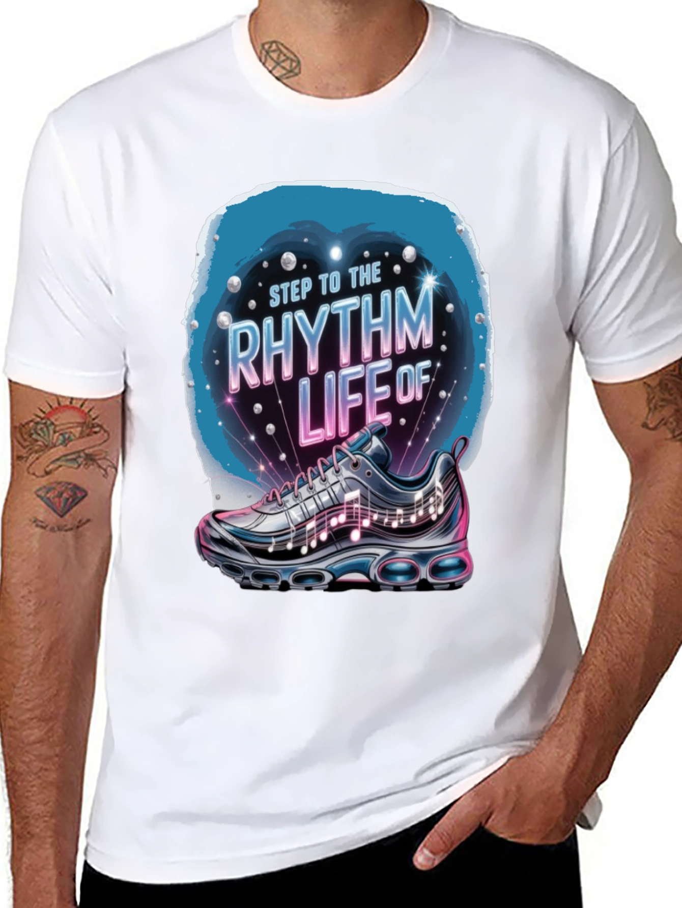 Rhythm of Life Sneaker Graphic Tee