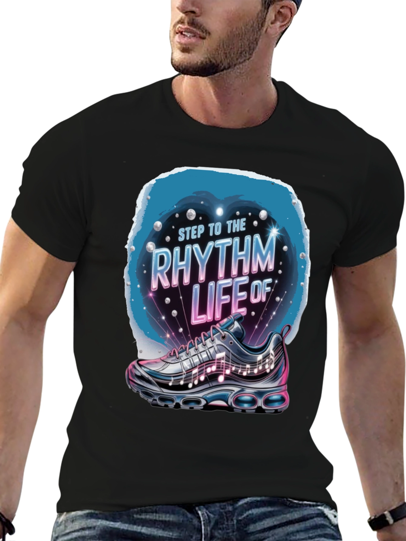 Rhythm of Life Sneaker Graphic Tee