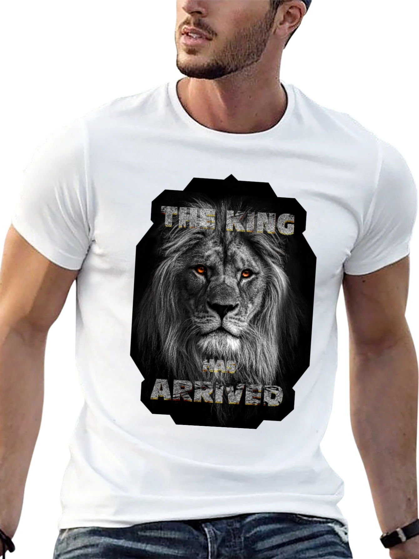 The King Has Arrived T-Shirt - Lion Graphic