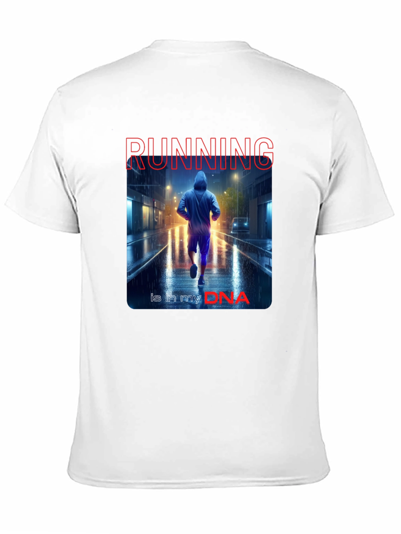 Running DNA Black Graphic Tee