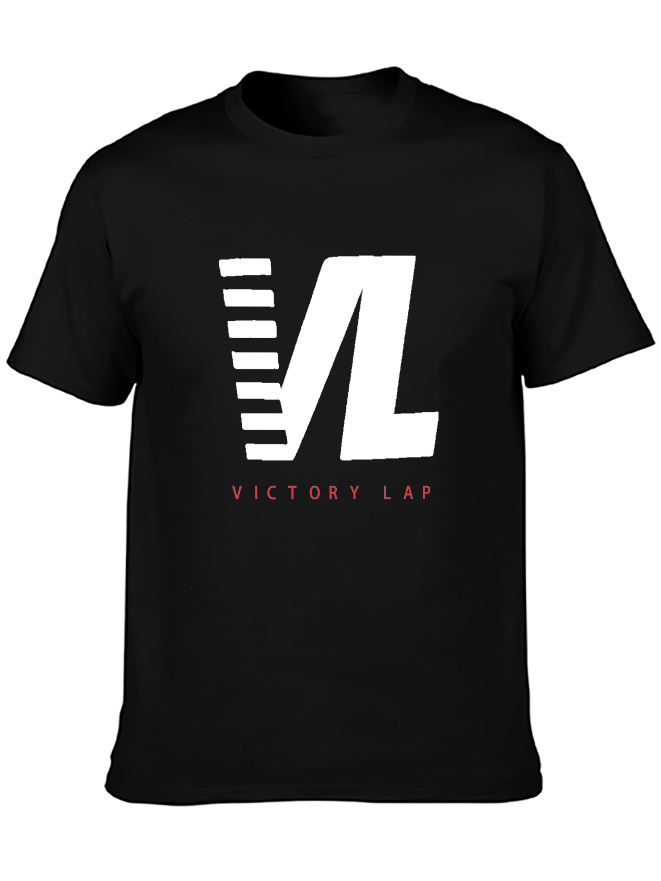 Victory Lap Graphic T-Shirt - Stylish Black Tee