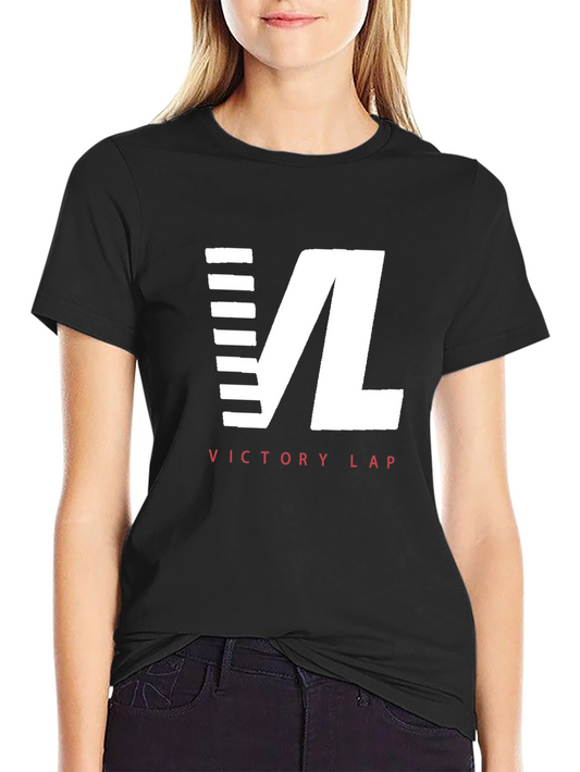 Victory Lap Graphic T-Shirt - Stylish Black Tee