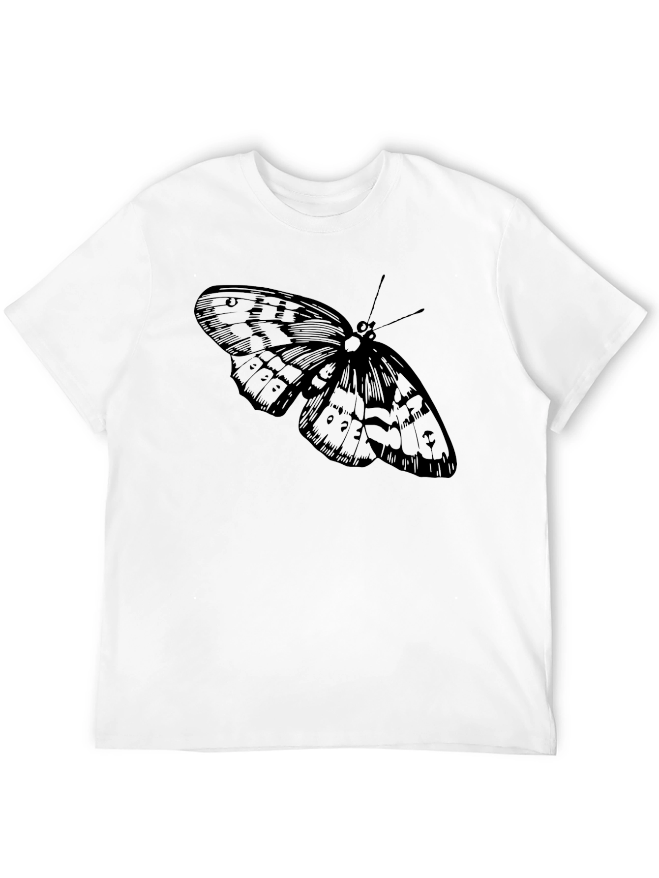 Butterfly Graphic T-Shirt - Black