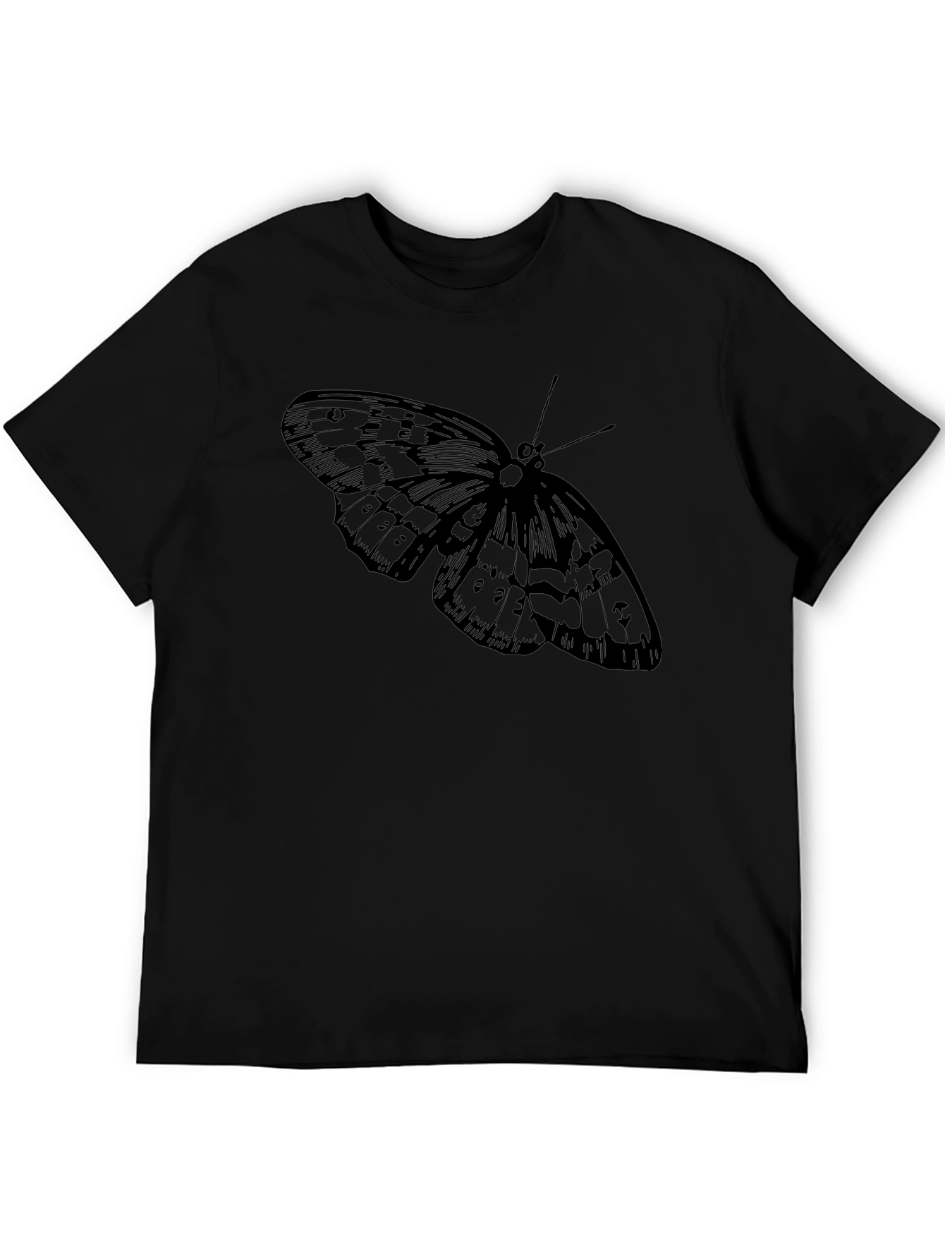 Butterfly Graphic T-Shirt - Black