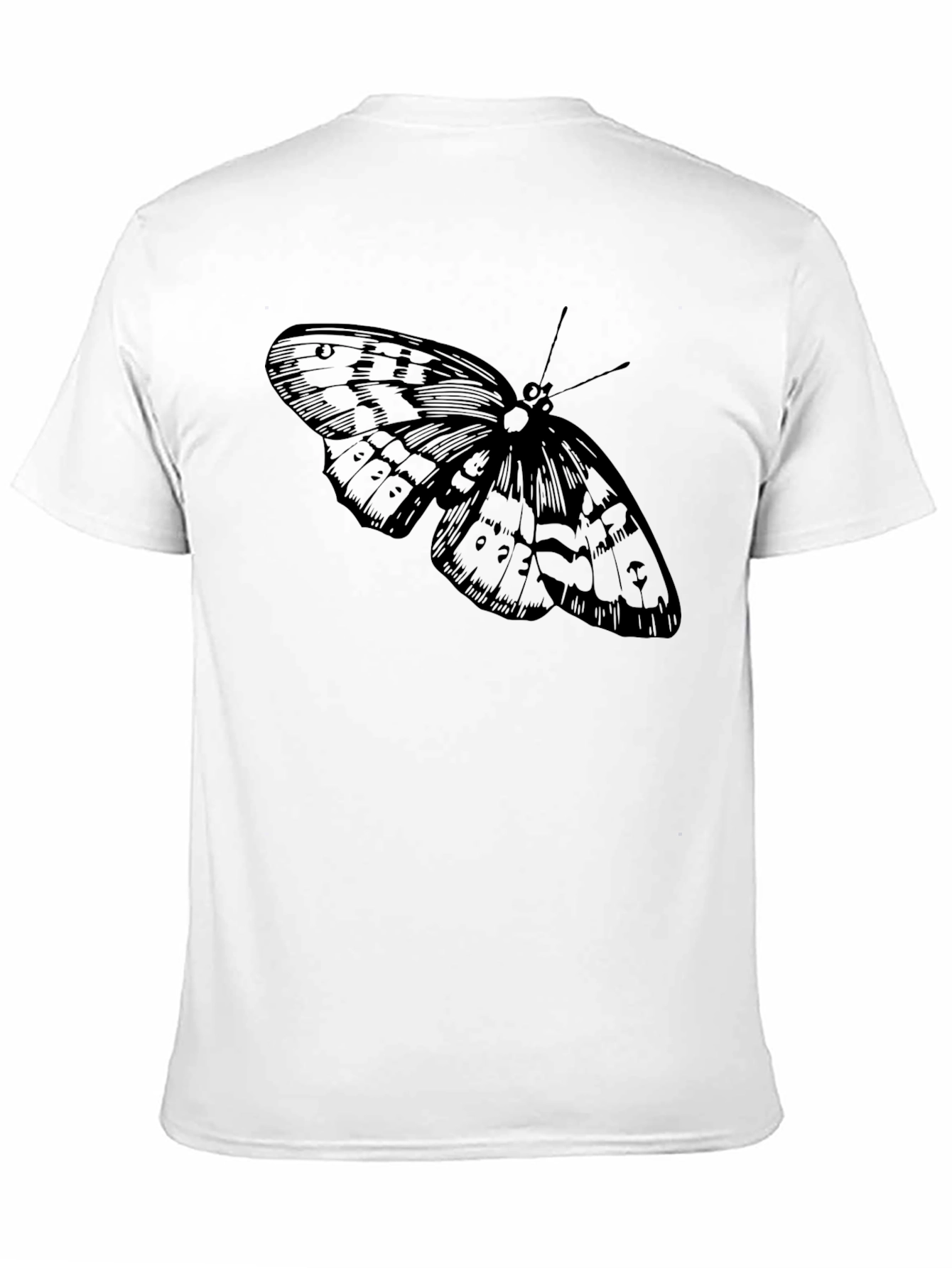 Butterfly Graphic T-Shirt - Black