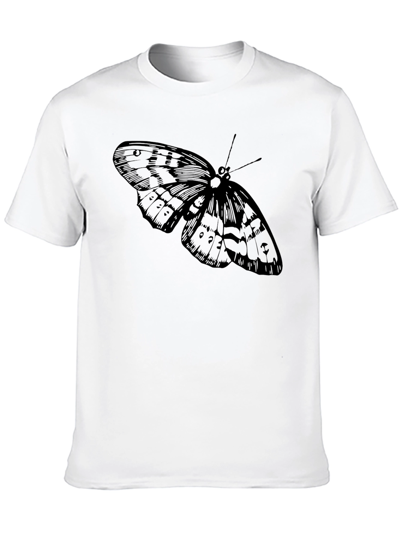 Butterfly Graphic T-Shirt - Black