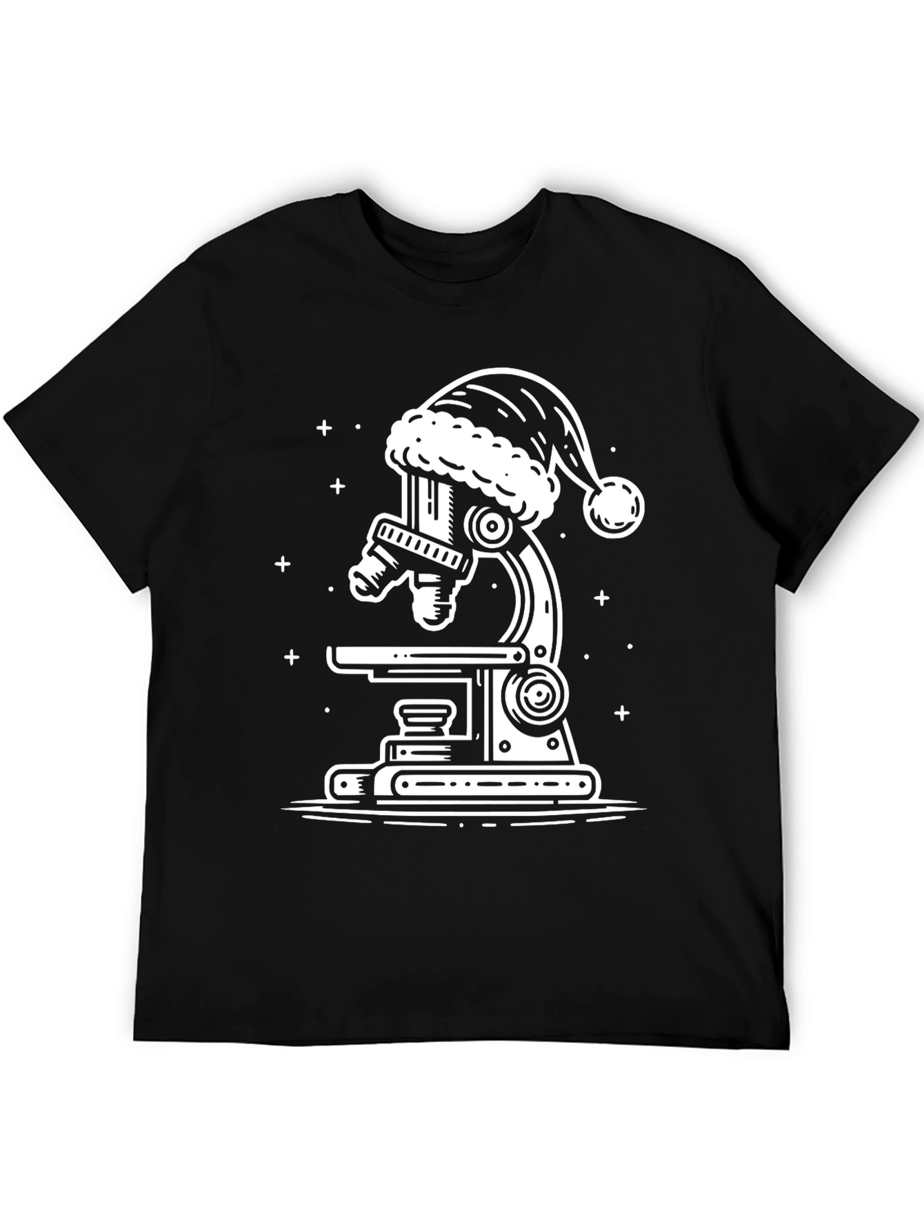 Christmas Microscope Graphic T-Shirt