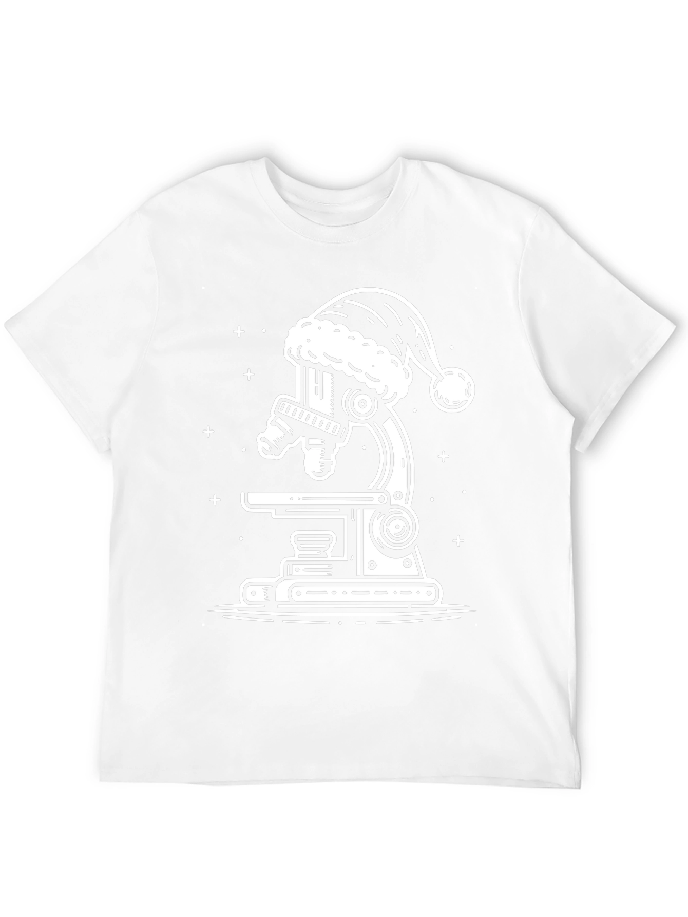 Christmas Microscope Graphic T-Shirt