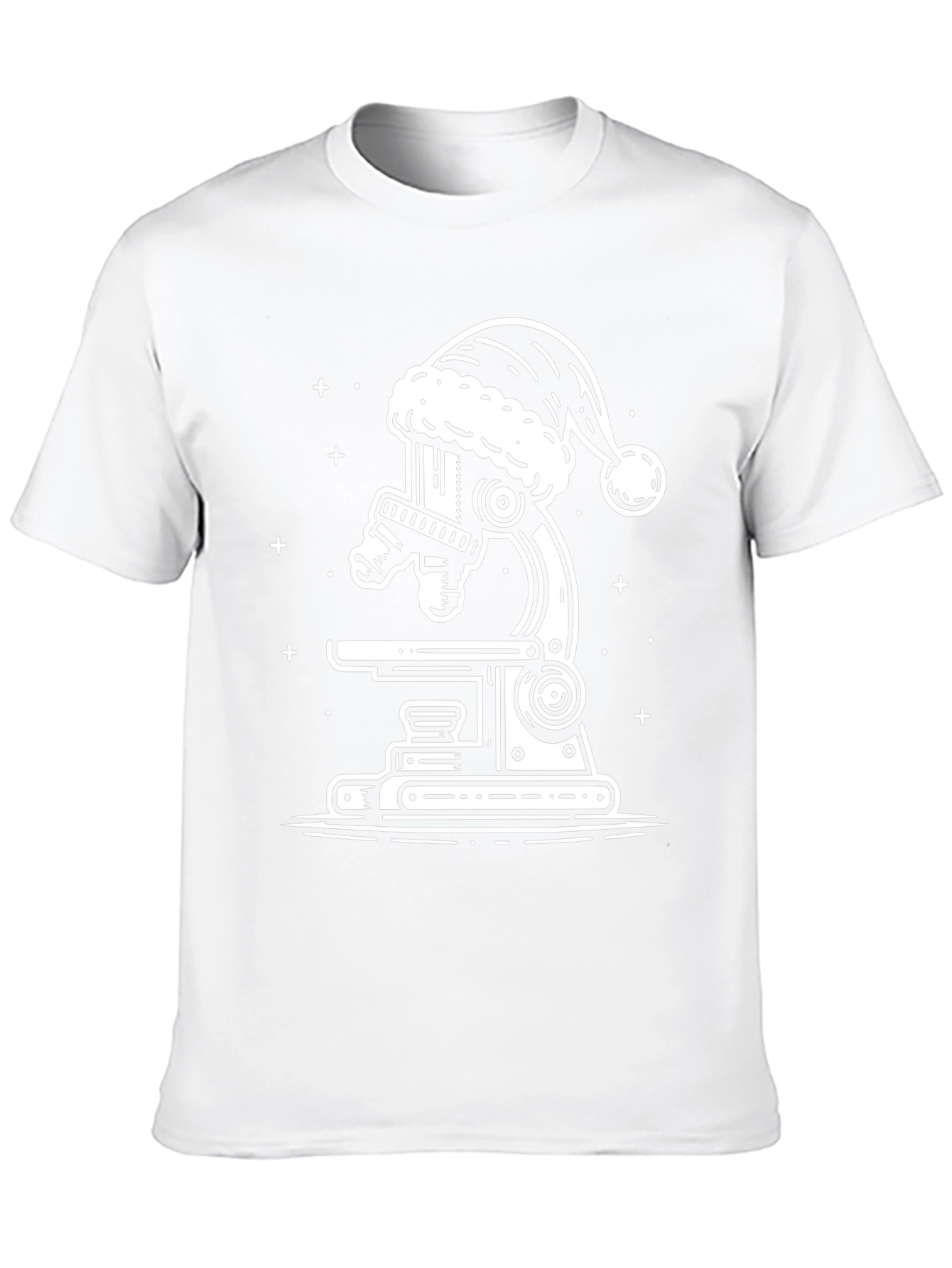 Christmas Microscope Graphic T-Shirt