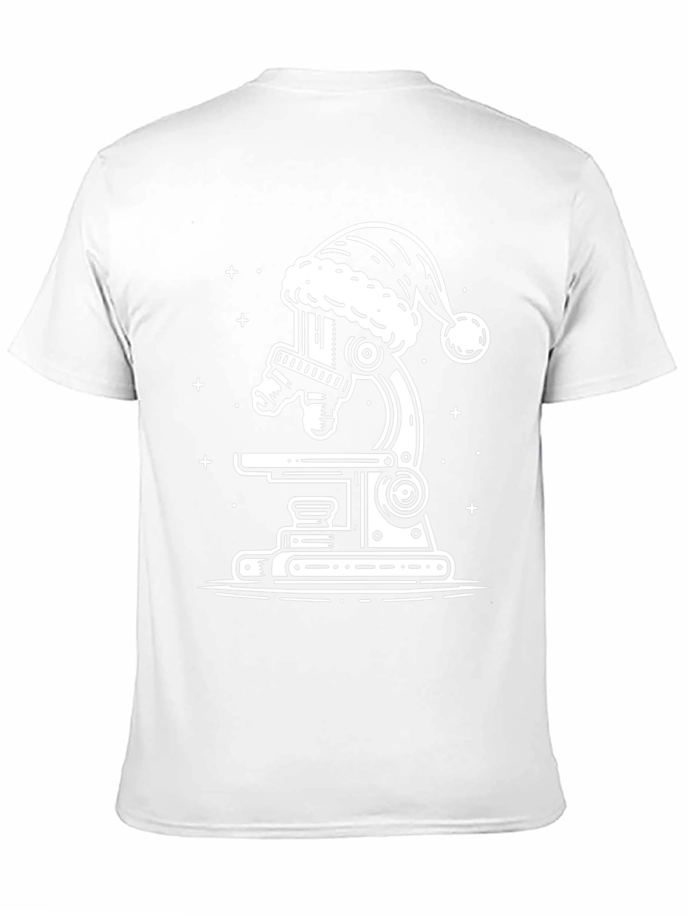 Christmas Microscope Graphic T-Shirt