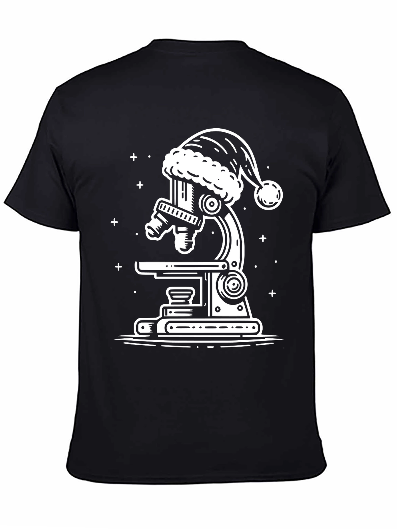 Christmas Microscope Graphic T-Shirt