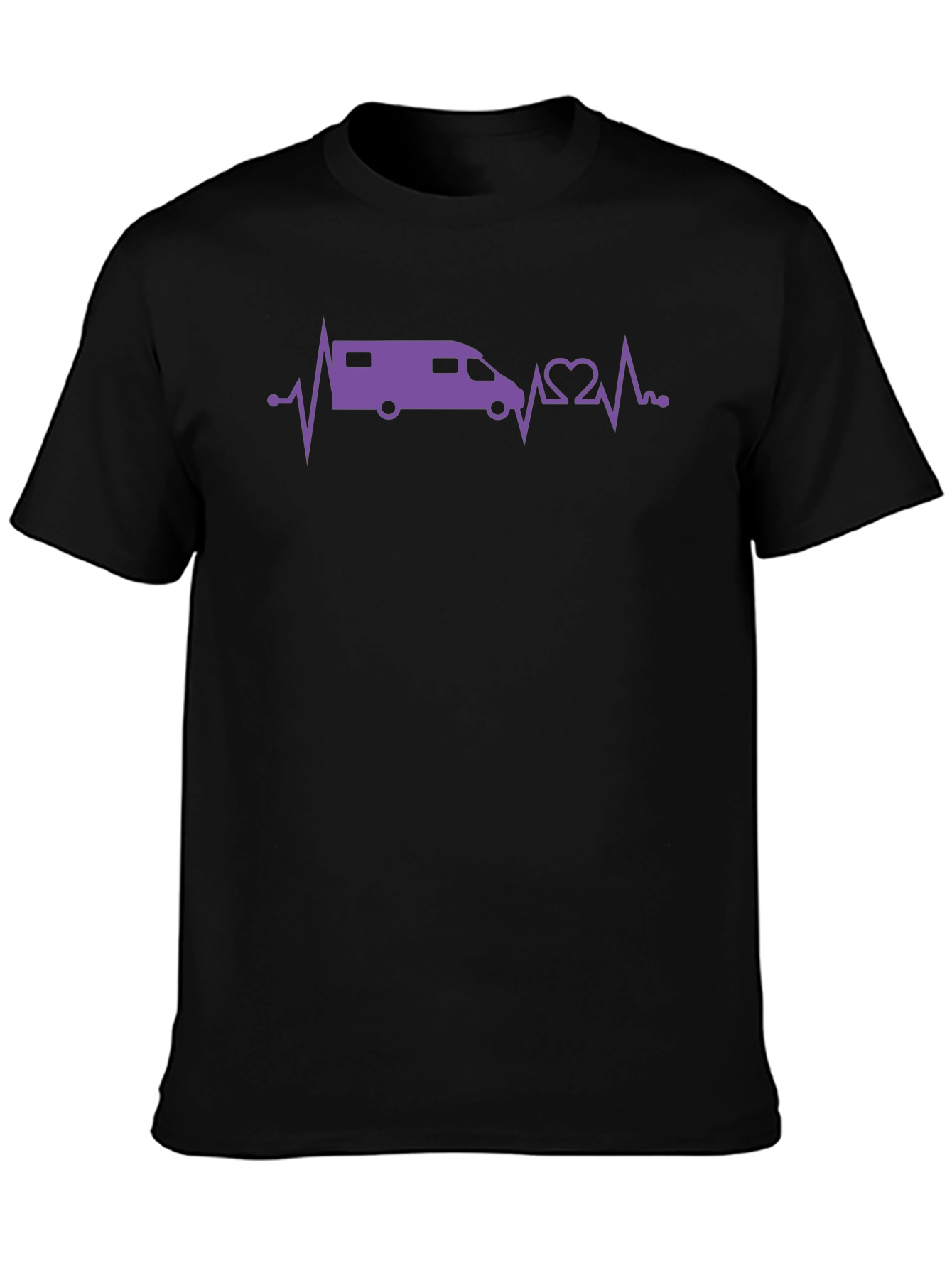 RV Heartbeat T-Shirt - Camper Van Love!