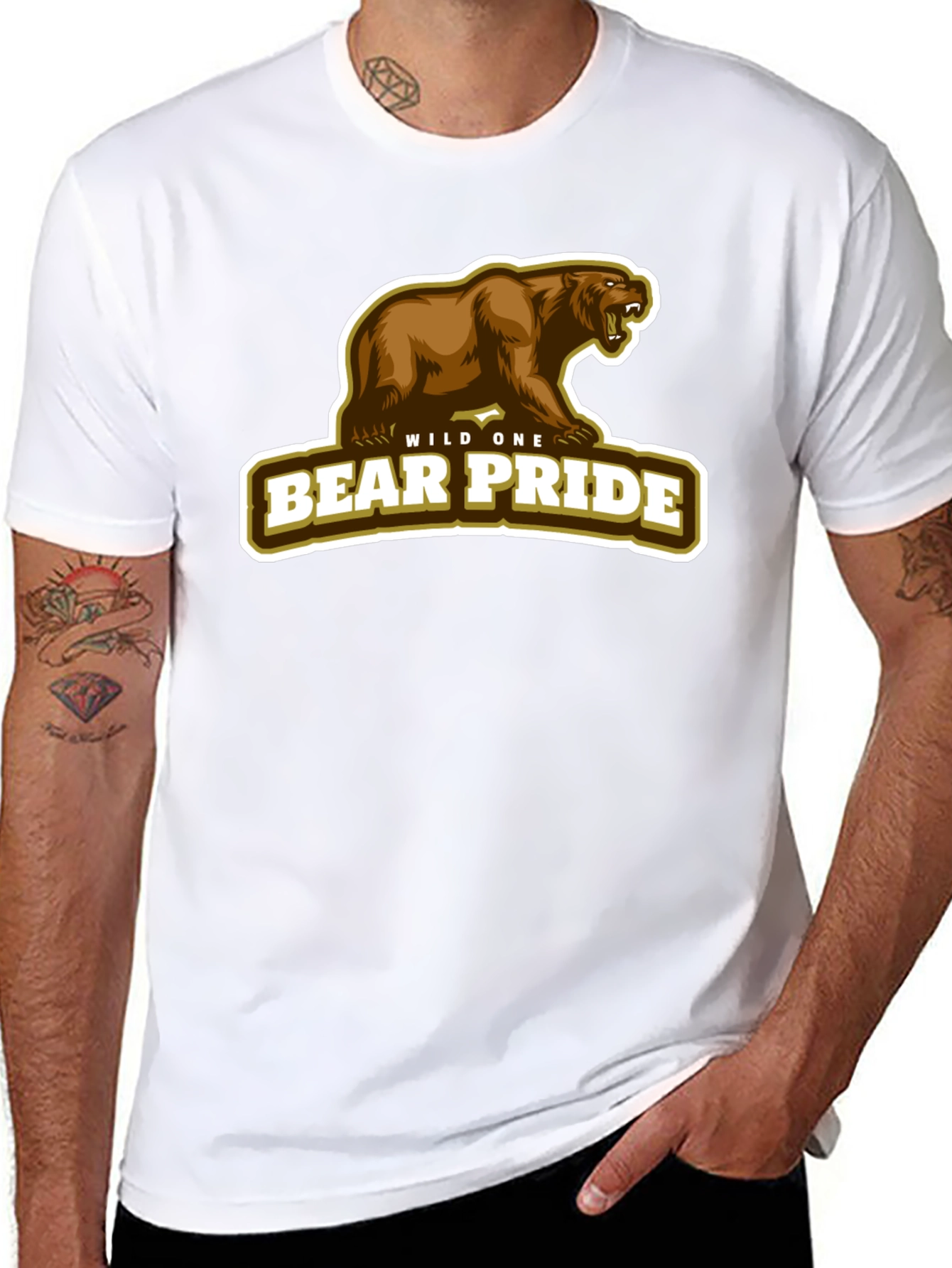 Bear Pride Wild One Graphic T-Shirt
