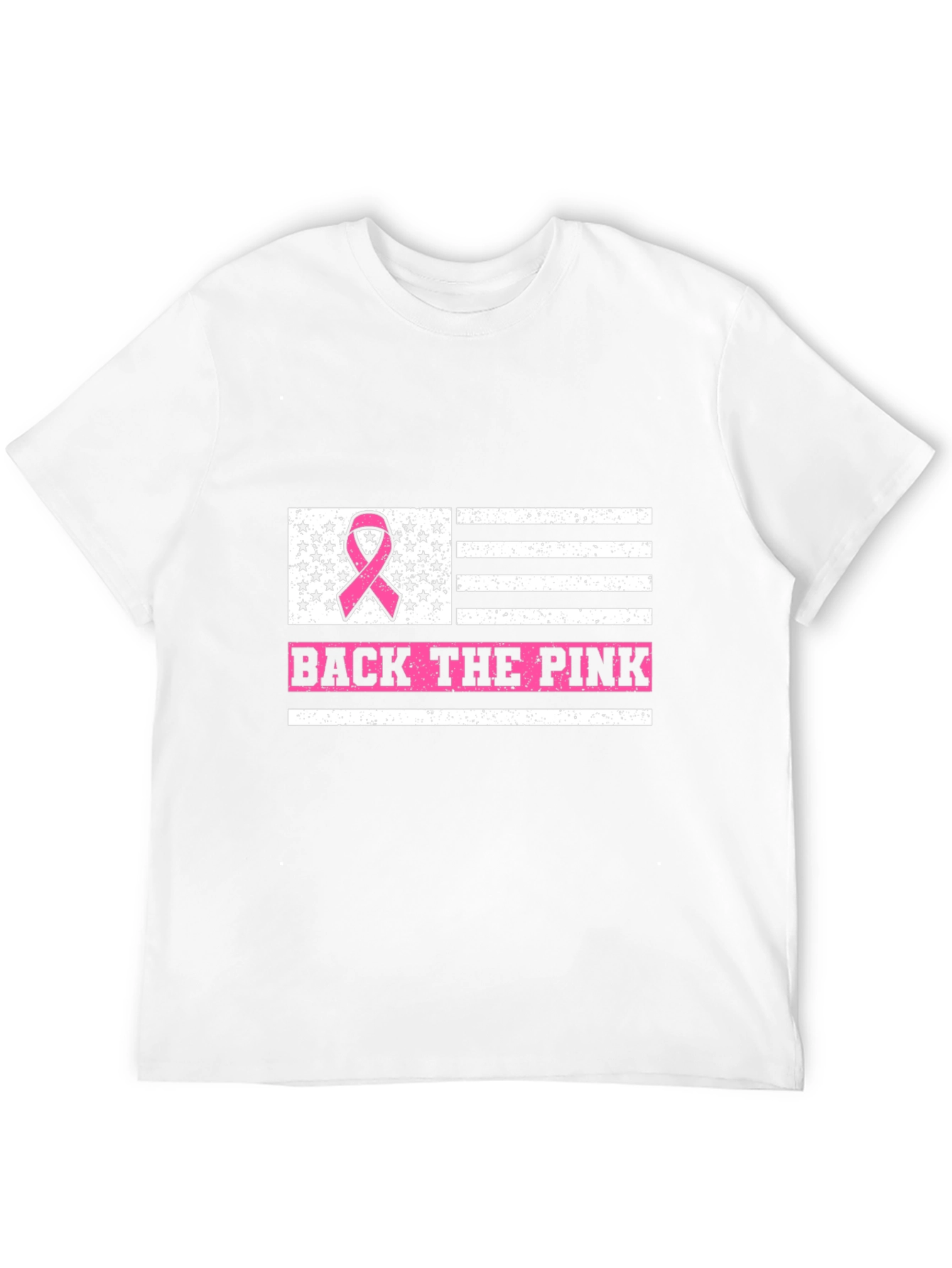 Back the Pink Breast Cancer Awareness Graphic Tee
